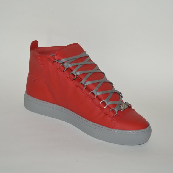 NEW BALENCIAGA HITOP LEATHER SNEAKERS US 6 EU 39 MENS - Picture 3 of 9